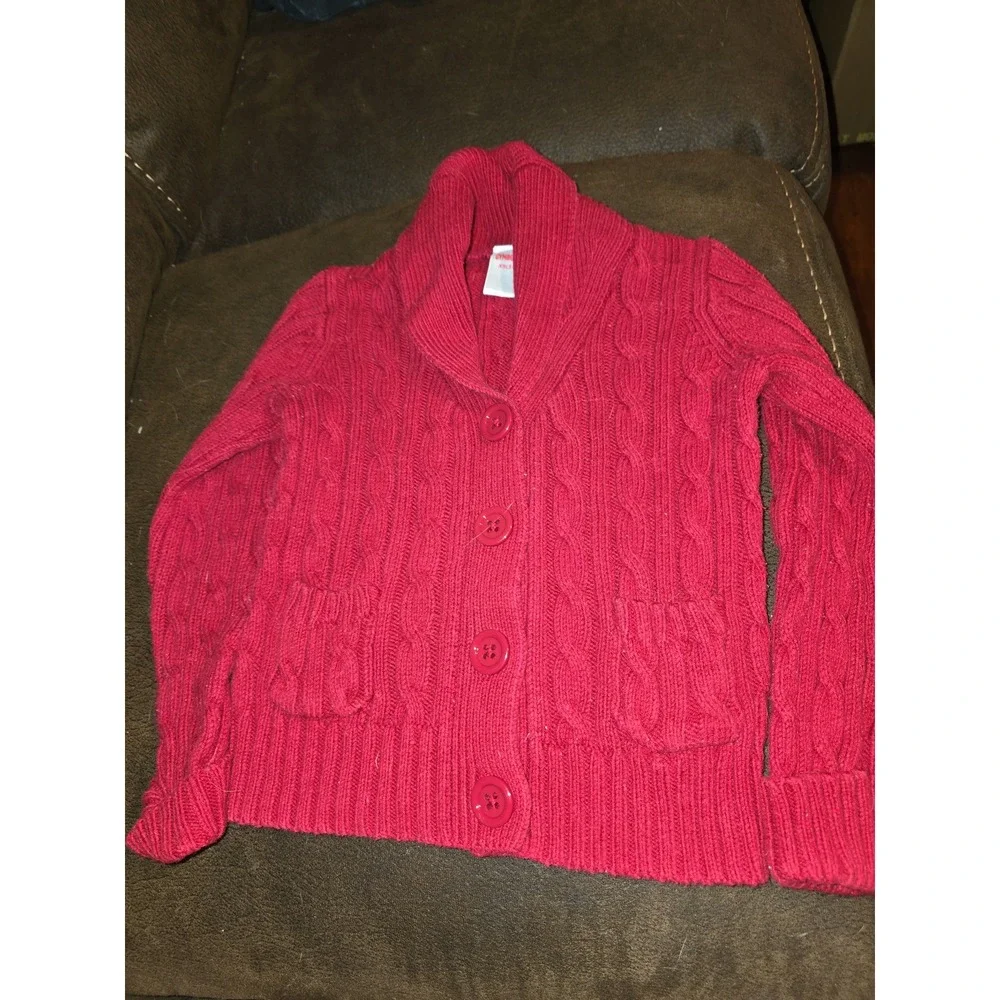 Gymboree alpine sweetie lot of 2 sweaters white red size 3 4
